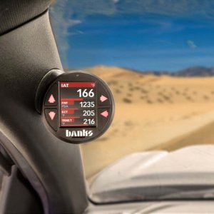 Toyota Tacoma Gauge Pod - Banks Power - iDash Stealth - Black - `16-`23